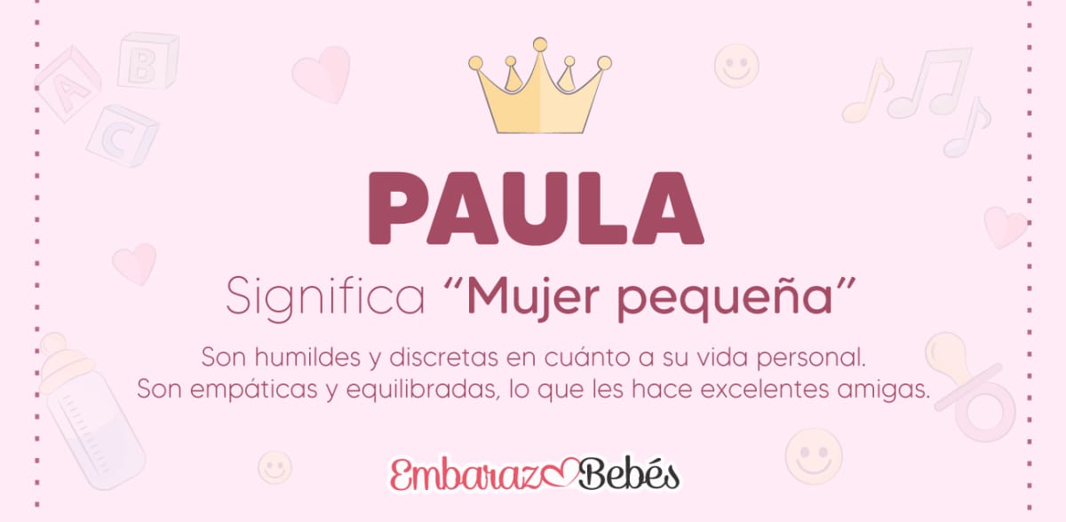 Significado del nombre Paula