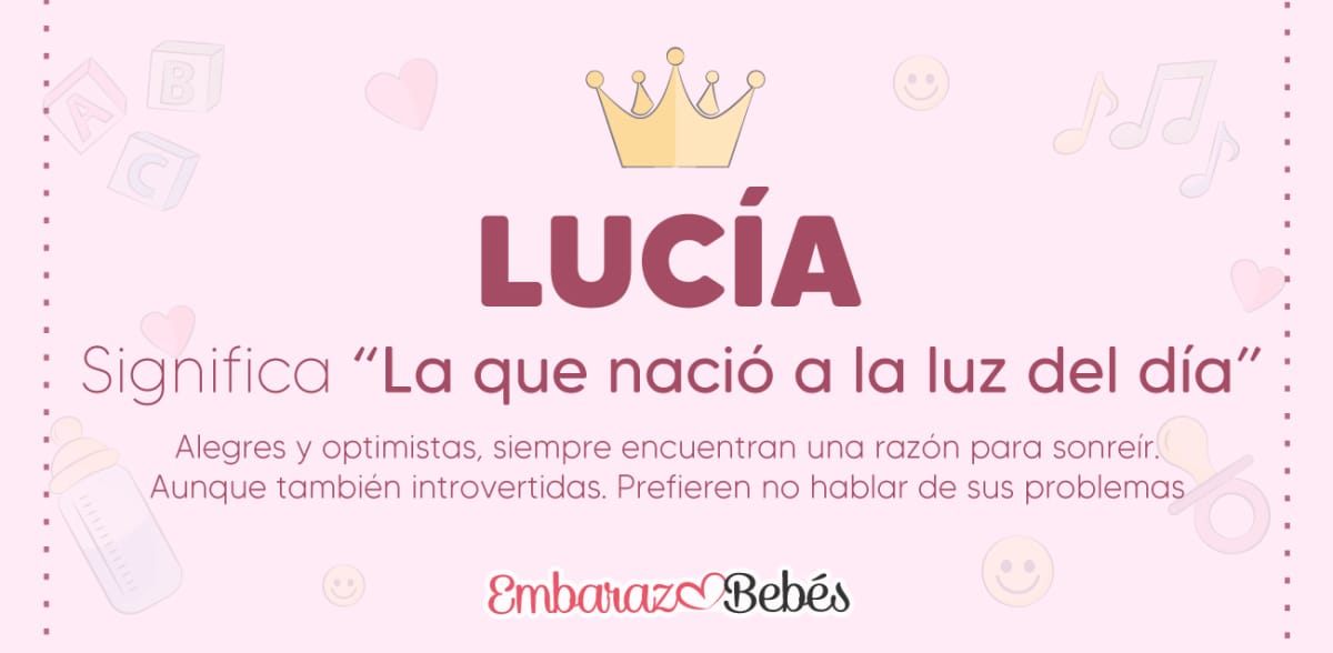 Significado del nombre Lucía