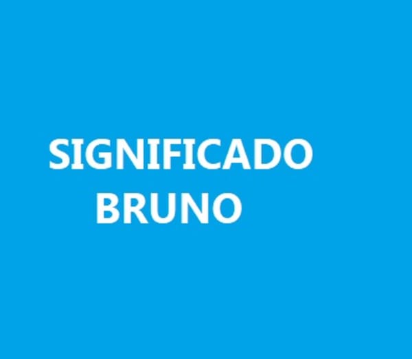 Significado del nombre Bruno