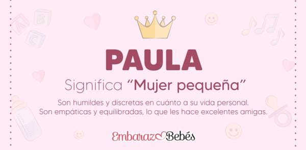 Significado del nombre Paula